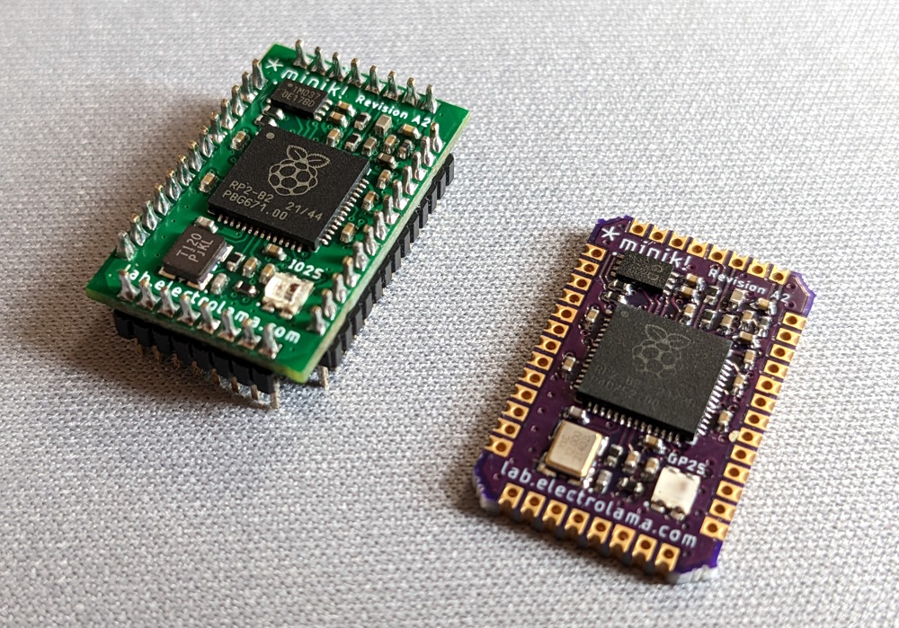 assembled minik module circuit boards