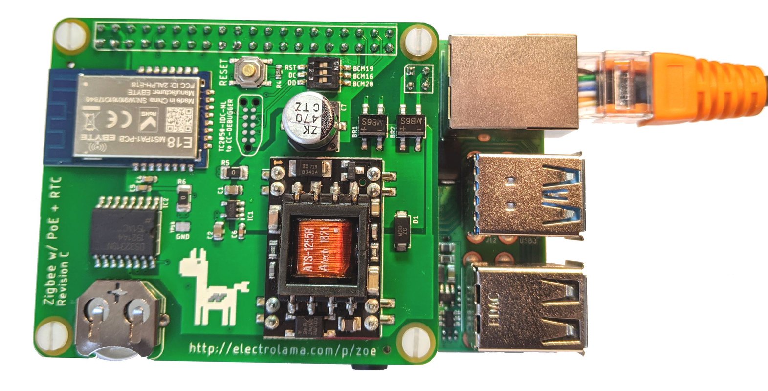 A zoe revision C radio HAT