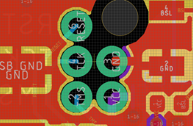zzh five-pin debug connector pinout